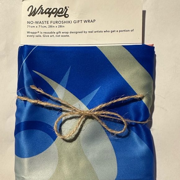 Wrappr Other - NWT, Wrappr, Every Hour 28" Furoshiki Wrap by Essery Waller, Recycled Polyester